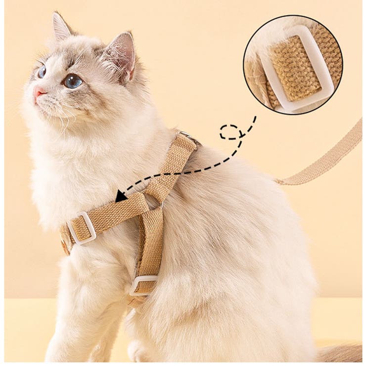 ペット胸当て ハーネス＆リードセット pmycat03[品番：BCYW0022182]｜BACKYARD  FAMILY（バックヤードファミリー）のファッション通販｜SHOPLIST（ショップリスト）