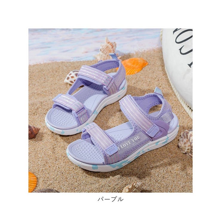 キッズ ジュニア サンダル 女の子 面ファスナー ysks5197 | BACKYARD FAMILY | 詳細画像13 