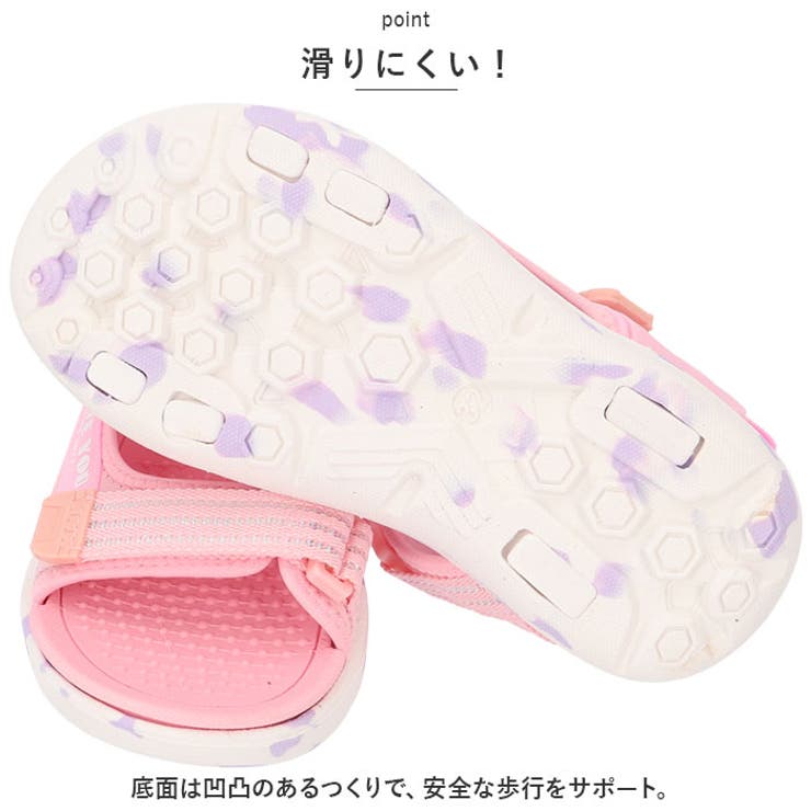 キッズ ジュニア サンダル 女の子 面ファスナー ysks5197 | BACKYARD FAMILY | 詳細画像8 