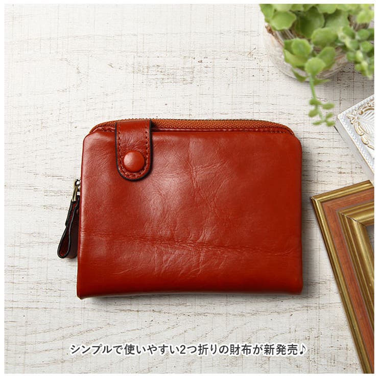 Melody レザー 2つ折り財布[品番：BCYW0020874]｜BACKYARD