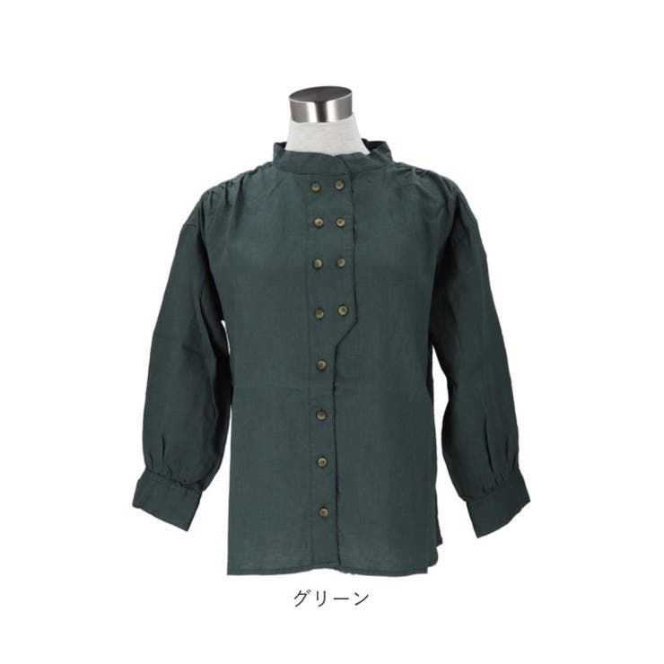 dgy デコカンパニー リネンオックス コックブラウス[品番