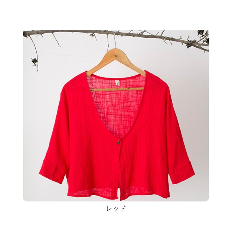 七分袖丈ショートボレロ 春夏 pk6123 | BACKYARD FAMILY | 詳細画像15 