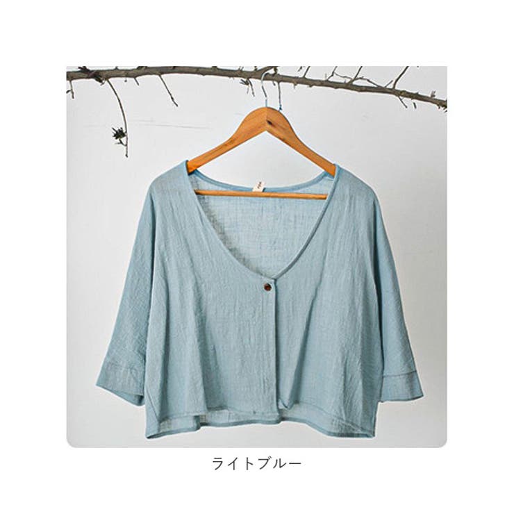 七分袖丈ショートボレロ 春夏 pk6123[品番：BCYW0020724