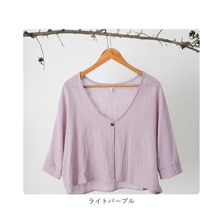 七分袖丈ショートボレロ 春夏 pk6123[品番：BCYW0020724