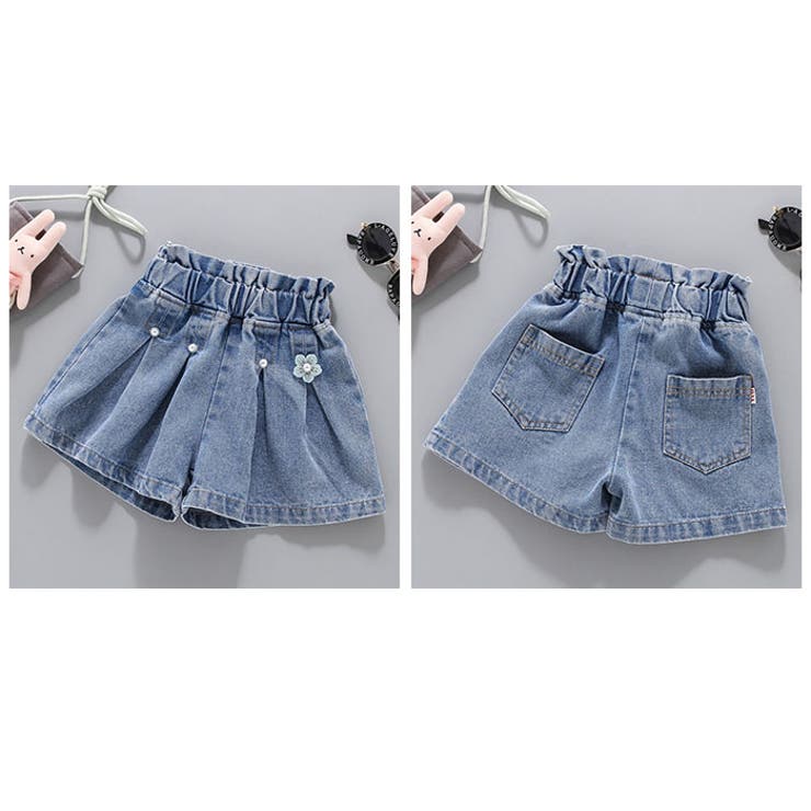 デニムショートパンツ キッズ jx02dk02[品番：BCYW0021572