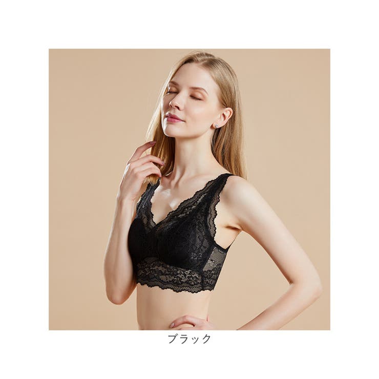 シルクブラジャー レース mmbskt0627b[品番：BCYW0021576