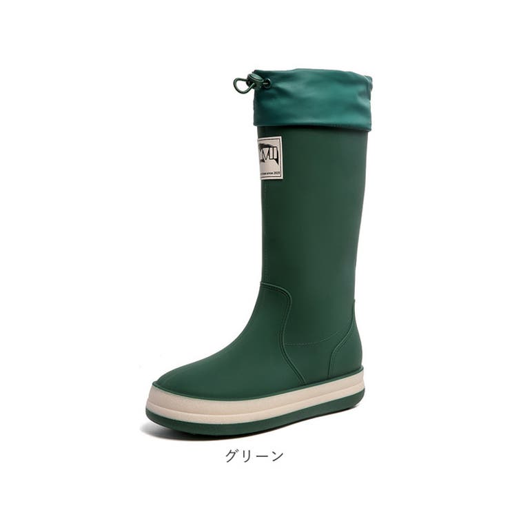 Off-White レインブーツ 37 ハイトップレインブーツ ロングブーツ 長靴 雨晴兼用[品番