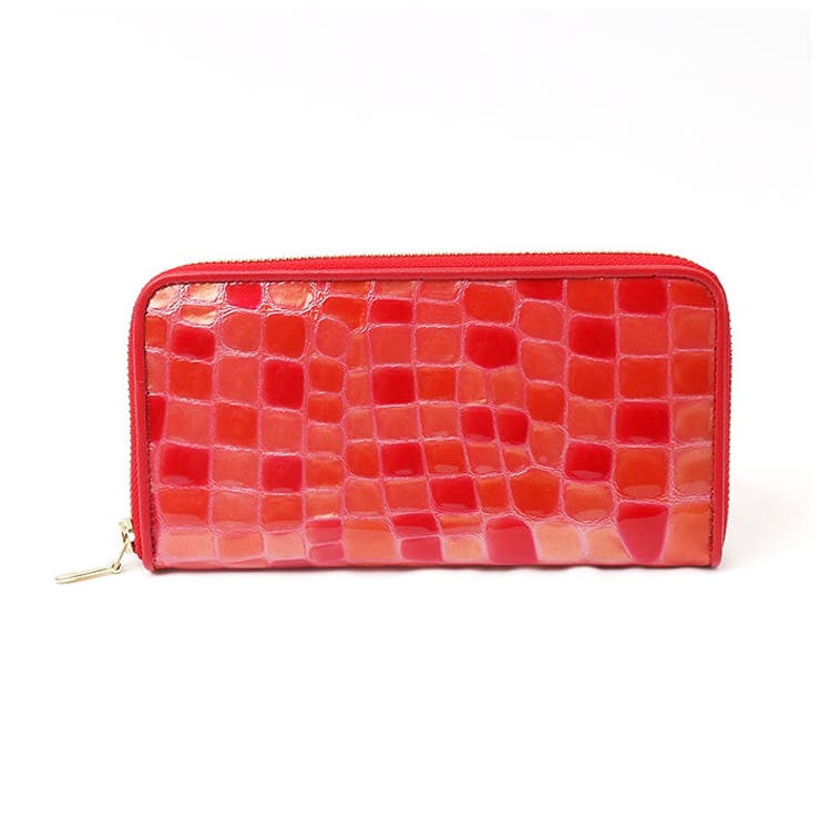 Rose Pomme ステンドグラス調 本革 長財布[品番：BCYW0021980