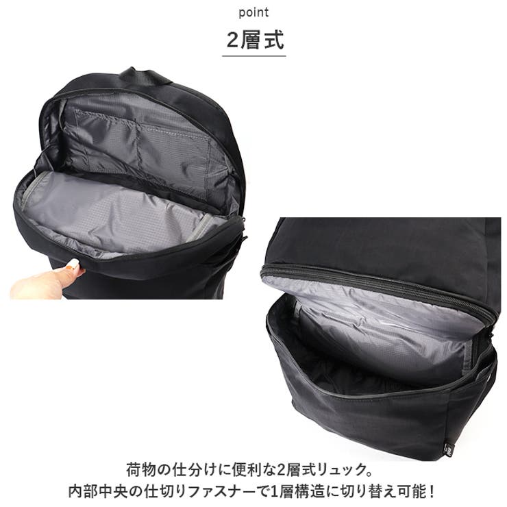 anello レイヤー 2層バックパック L[品番：BCYW0022106]｜BACKYARD