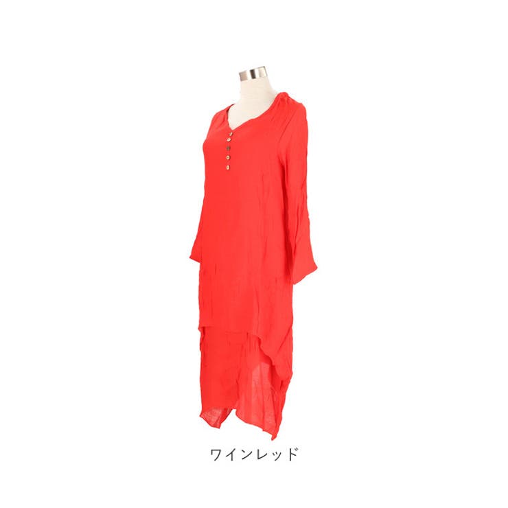 ブラウス リネンヘンリーネック ggblouse02 | BACKYARD FAMILY | 詳細画像12 