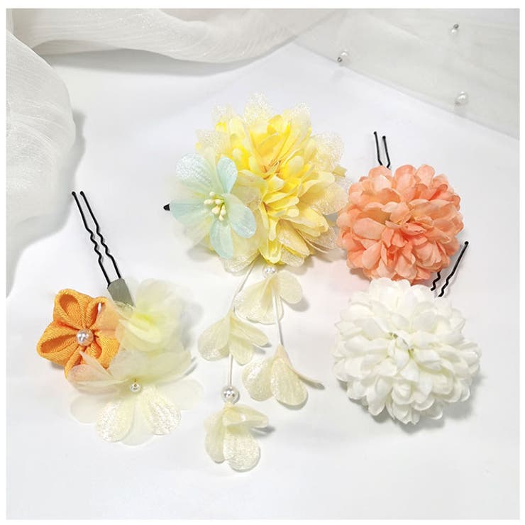 和風髪飾り お花 mmhrfw802d[品番：BCYW0022486]｜BACKYARD