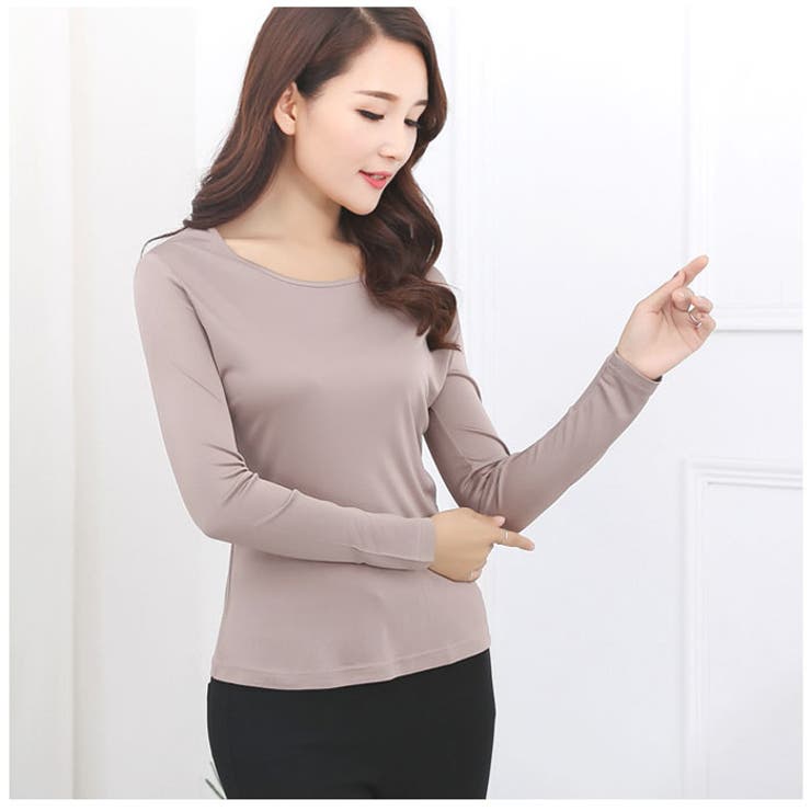 シルク 長袖 肌に優しい mmskts802a | BACKYARD FAMILY | 詳細画像4 