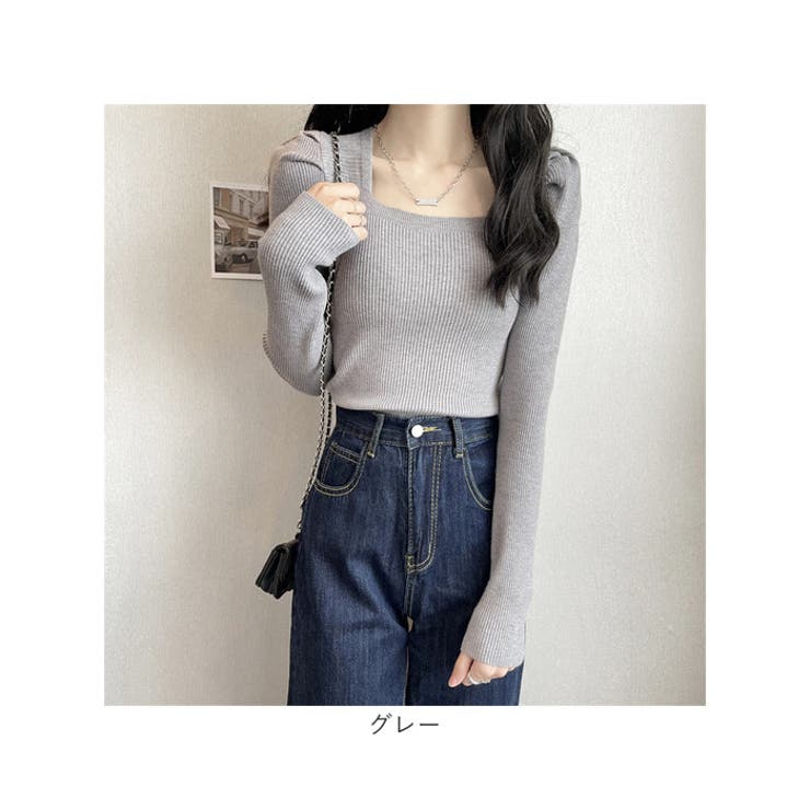 ニット トップス レディース 長袖 きれいめ pft2549 | BACKYARD FAMILY | 詳細画像11 