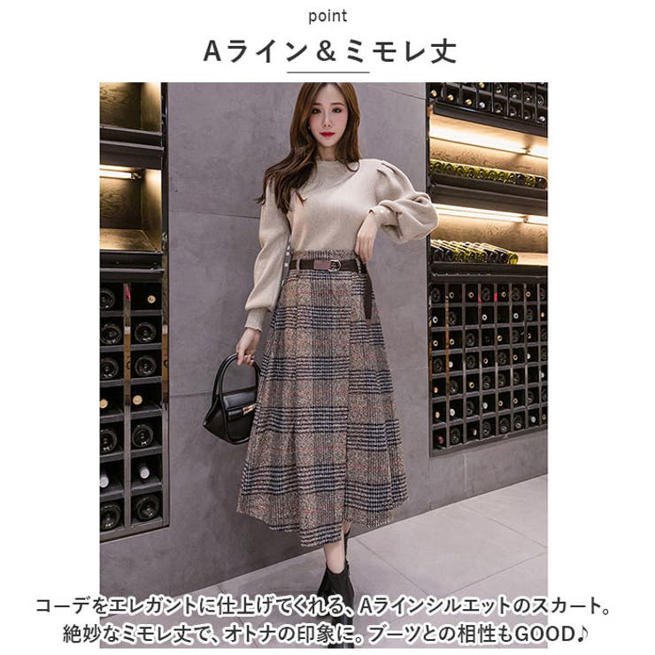 スカート レトロ おしゃれ skirt810e | BACKYARD FAMILY | 詳細画像3 