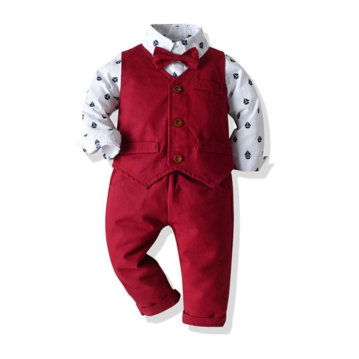 【全商品オープニング価格 特別価格】 キッズ フォーマル スーツ 男の子 3点セット pmyfomasuit30[品番 100（95～104cm）