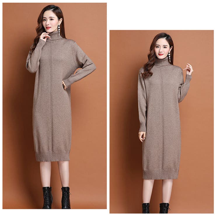 ワンピース タートルネック ニット mmop822e | BACKYARD FAMILY | 詳細画像7 