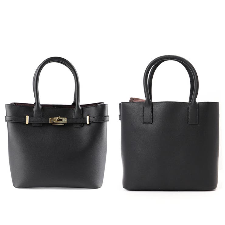 楽天市場】バイカラー ミニトートバッグ tote bag 高級感 ミニ