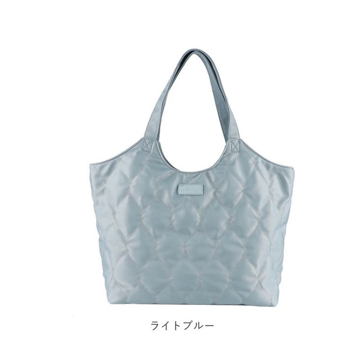 LIZDAYS 3層収納キルティングナイロントートバッグ[品番：BCYW0023252