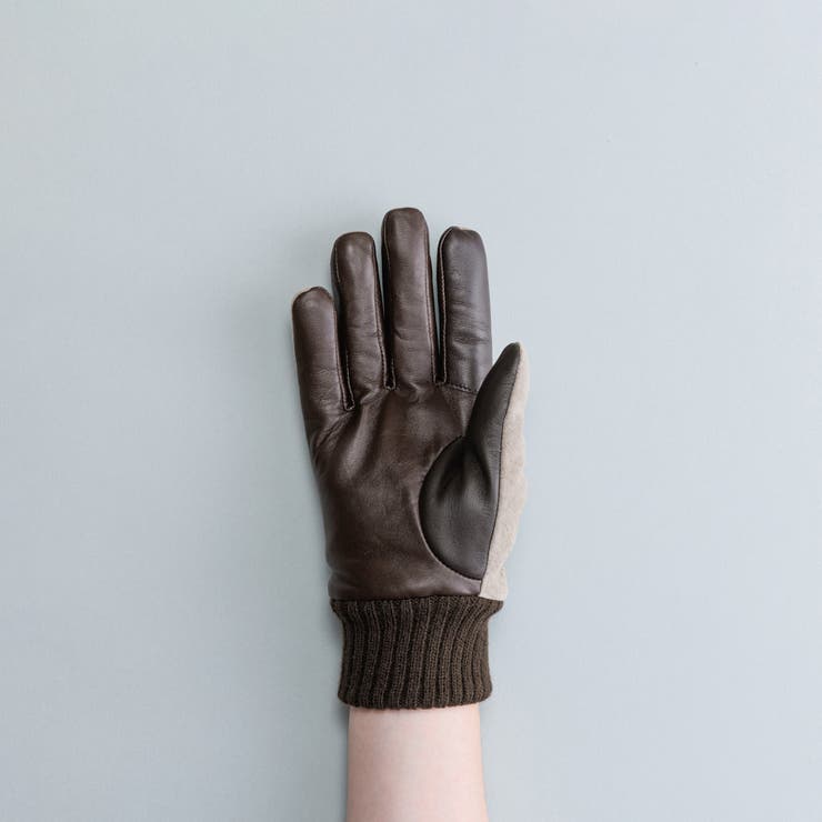 MEN ピッグスエード ラムコンビカフスグローブ | BACKYARD FAMILY | 詳細画像4 