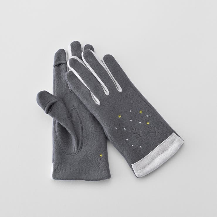 WOMEN 雪と星刺繍ジャージグローブ | BACKYARD FAMILY | 詳細画像4 