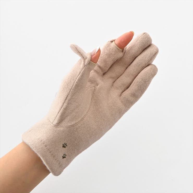 WOMEN まちねこ刺繍ジャージグローブ | BACKYARD FAMILY | 詳細画像3 