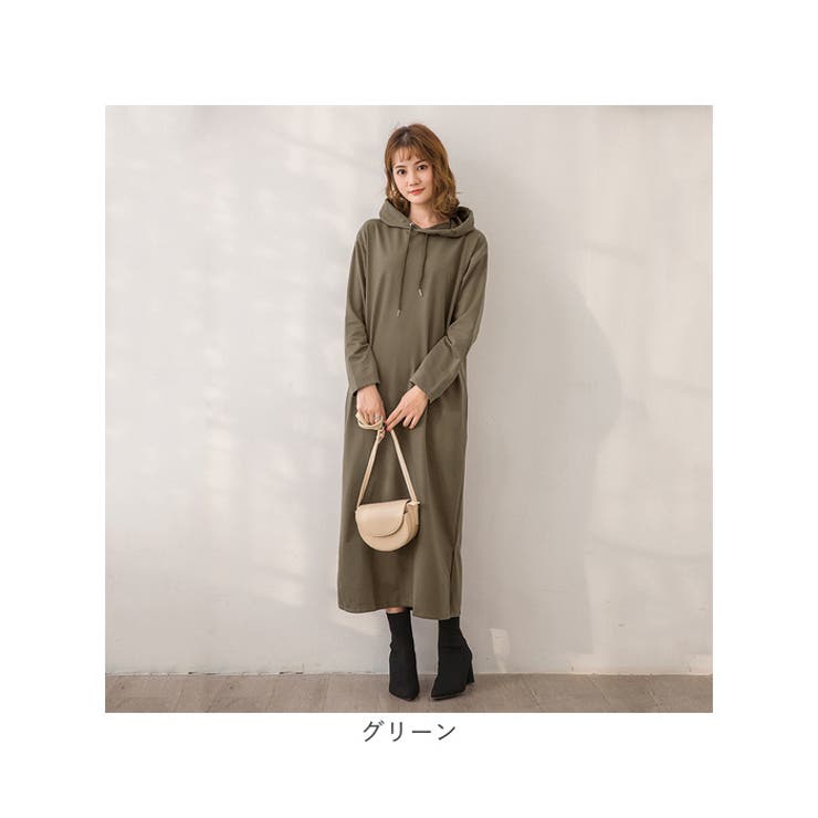 パーカーワンピース