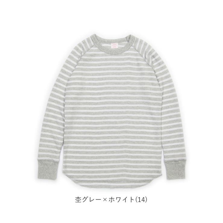 JEMORGAN レディース ワッフルボーダーラグランロンＴ(パック入り) | BACKYARD FAMILY | 詳細画像13 