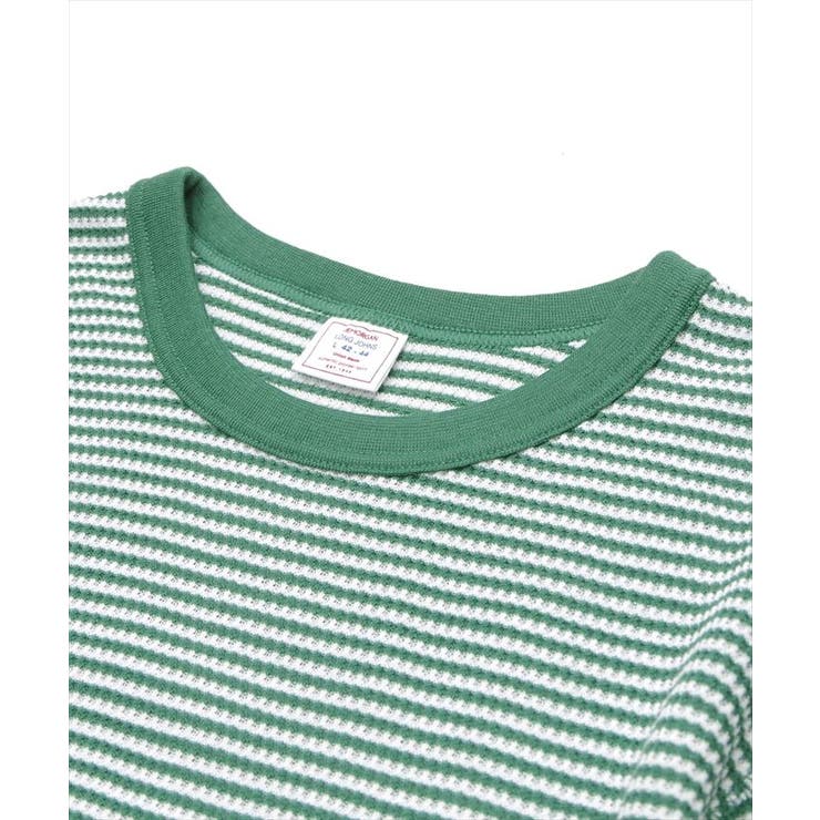 JEMORGAN ワッフルボーダークルーロンＴ（パック入り） | BACKYARD FAMILY | 詳細画像9 