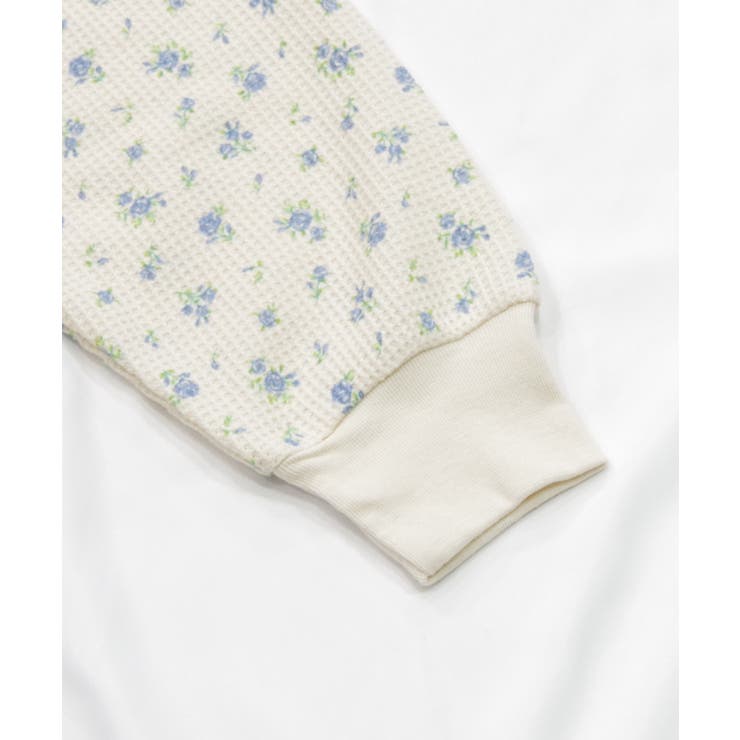 JEMORGAN レディース ワッフル花柄フルジップパーカ | BACKYARD FAMILY | 詳細画像10 