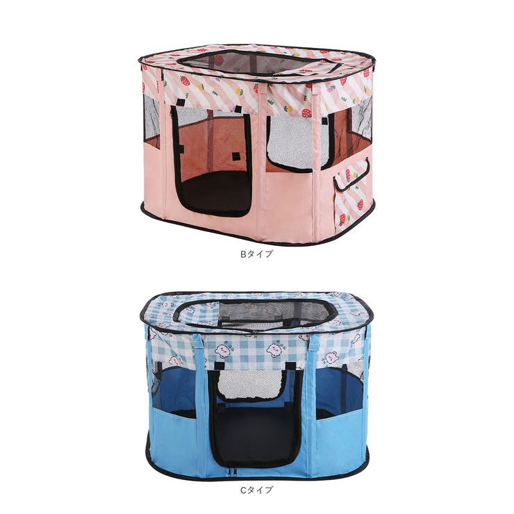 Amazon | ottostyle.jp 折りたたみ八角形ペットサークル Lサイズ