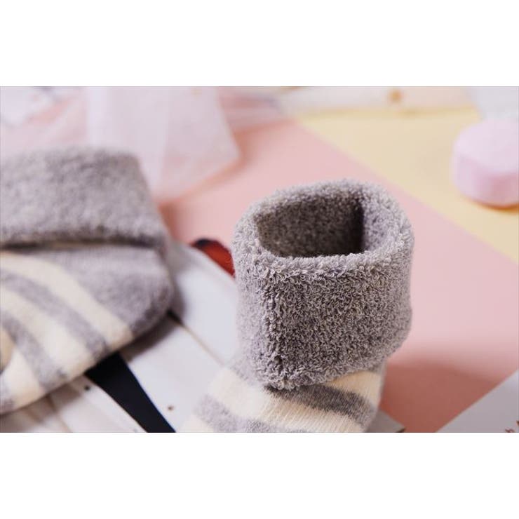 日本製 ボタニカルダイ オーガニックコットン・ボーダーソックス[985014] | BACKYARD FAMILY | 詳細画像4 