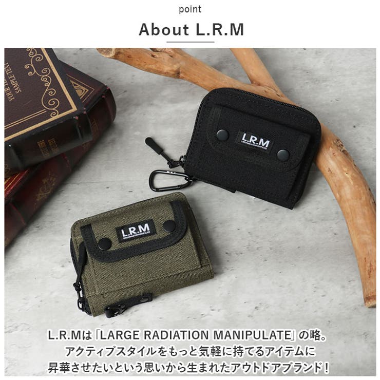 L.R.M ナイロンかぶせミドルラウンドウォレット | BACKYARD FAMILY | 詳細画像3 
