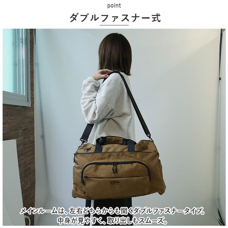L.R.M 隠しジップボストンバッグ | BACKYARD FAMILY | 詳細画像3 