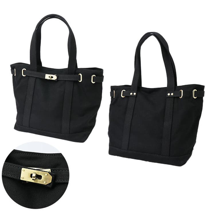 【★安心の定価販売★】 ベルトデザインキャンバストートバッグ[品番：BCYW0024509 バッグ