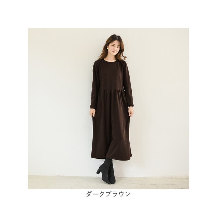 ワンピース 長袖 ロング丈 切り替え ysop5338 | BACKYARD FAMILY | 詳細画像15 