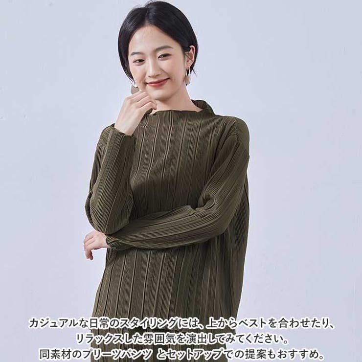 プリーツ長袖トップセットアップ[品番：BCYW0023974]｜BACKYARD FAMILY