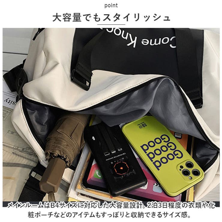 ボストンバッグ レディース メンズ 旅行 大容量 xlbg702 | BACKYARD FAMILY | 詳細画像4 