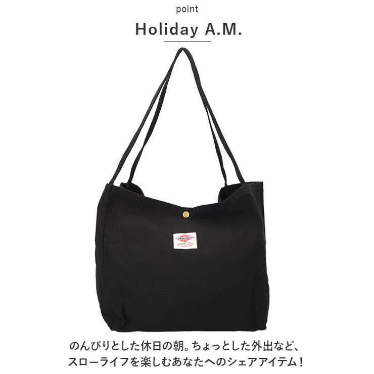 Holiday A.M. ホリデーエーエム キャンバストートバッグ | BACKYARD FAMILY | 詳細画像4 