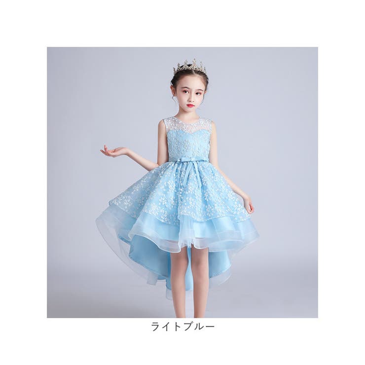 処分間近！！子供用♡ブルーフォーマルドレス 子供 ドレス 発表会ドレス 子ども ピアノ 発表会 フォーマル
