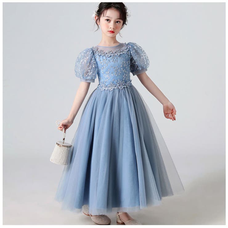 タグ付き emotional dress パフスリーブロングドレス ワインレッド パフスリーブ ロングドレス | she is