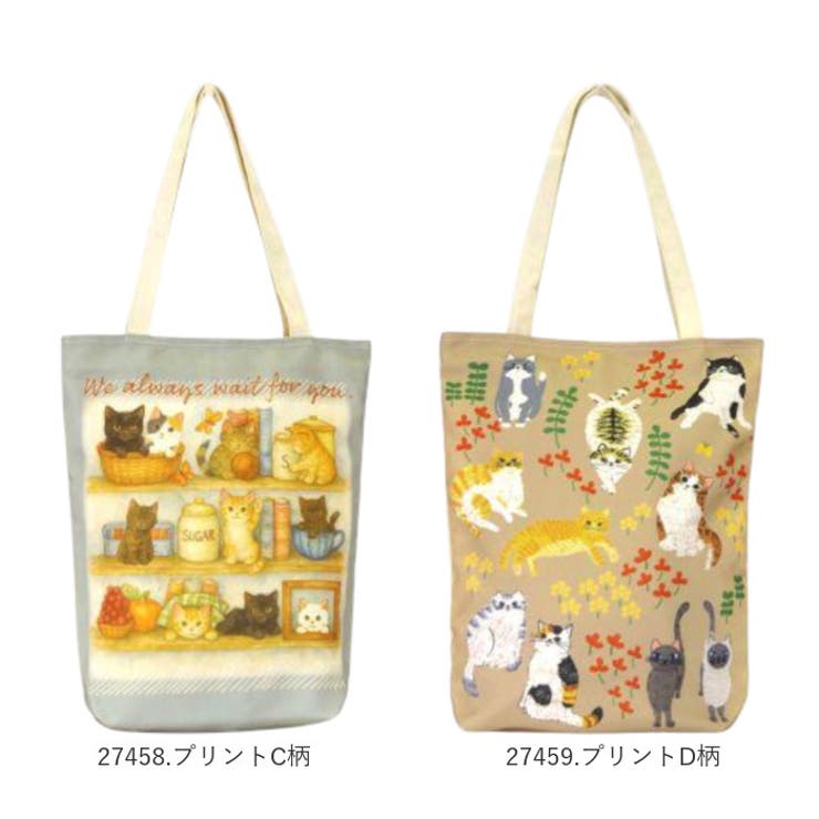 ふわふわねこねこトートバッグ[品番：BCYW0025918]｜BACKYARD FAMILY