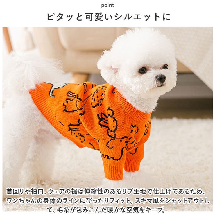 ペットウェア ニット 秋冬 yk2104c | BACKYARD FAMILY | 詳細画像5 