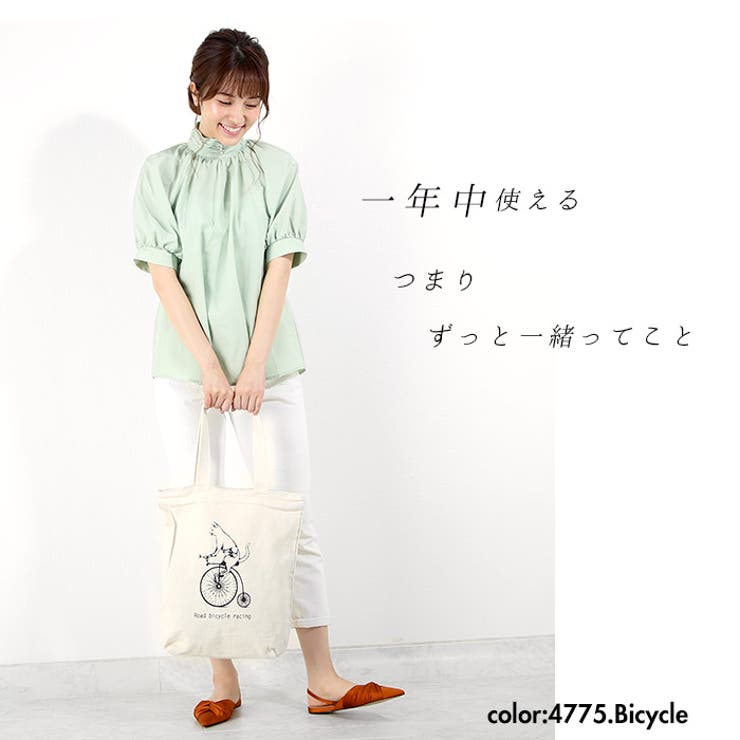 帆布 トートバッグ ファスナー付き 品番 yw Backyard Family バックヤードファミリー のレディースファッション通販 Shoplist ショップリスト