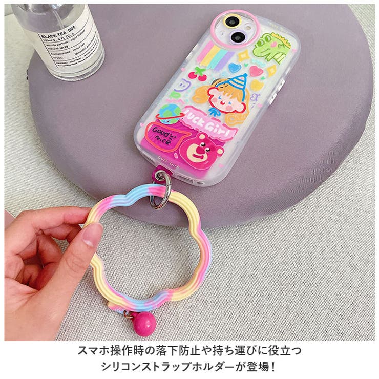 スマホ リング ストラップホルダー シリコン ysg5475 | BACKYARD FAMILY | 詳細画像2 