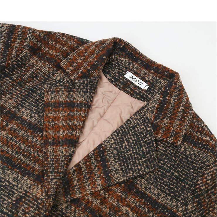 コート ダブルボタン グレンチェック mmpscoat1115f[品番：BCYW0026191