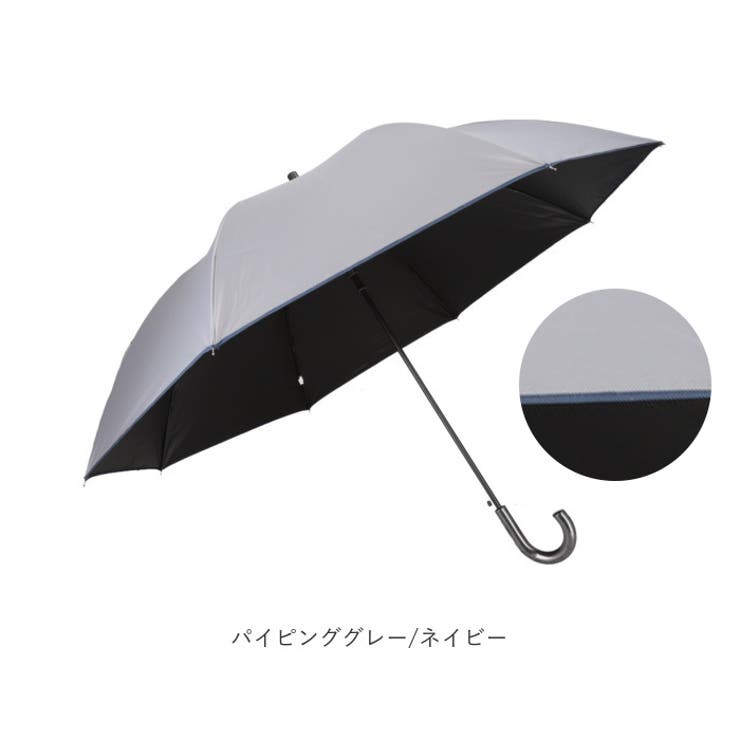開くと大きい紳士晴雨兼用傘 70cm[品番：BCYW0029697]｜BACKYARD