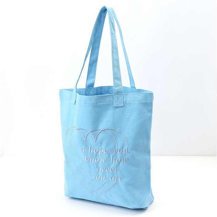 トートバッグ 大容量 刺繍 ハート おしゃれ ysbag5490[品番