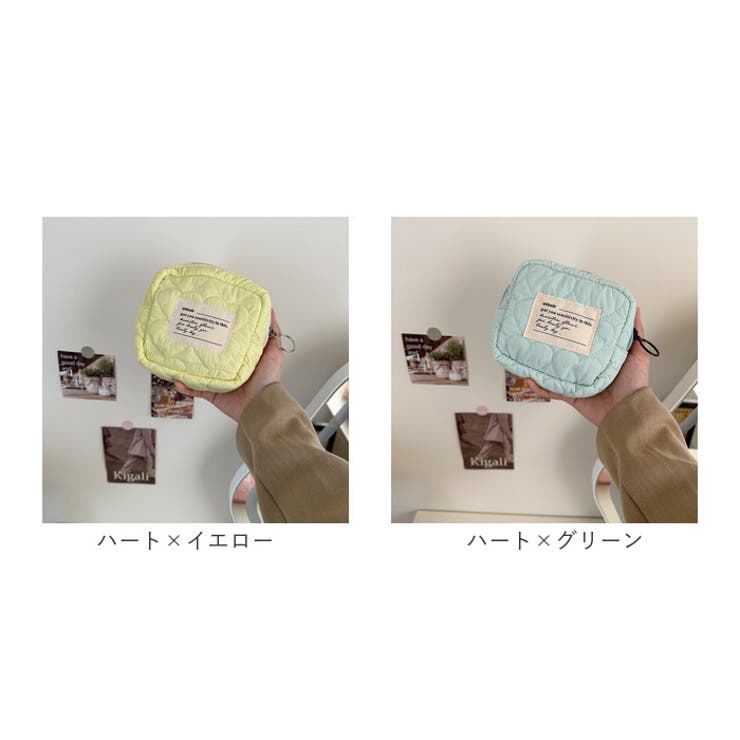 コスメポーチ 小物入り スクエア yspo5496[品番：BCYW0026560