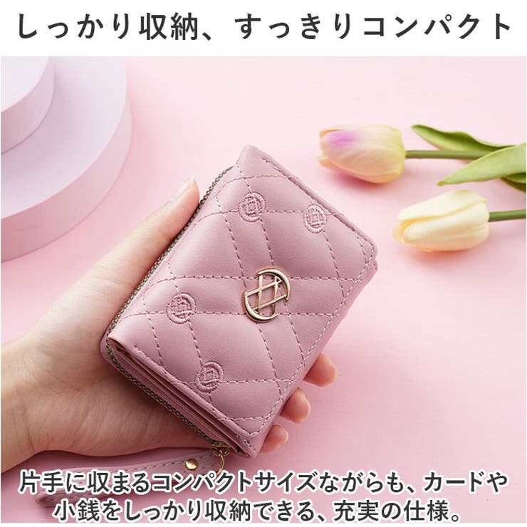 ミニ財布 三つ折り レディース おしゃれ dhwl062[品番 ミニ財布 三つ折り レディース おしゃれ dhwl062[品番