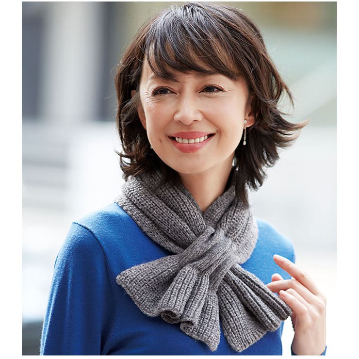 通すだけ華やかニットマフラー | BACKYARD FAMILY | 詳細画像4 